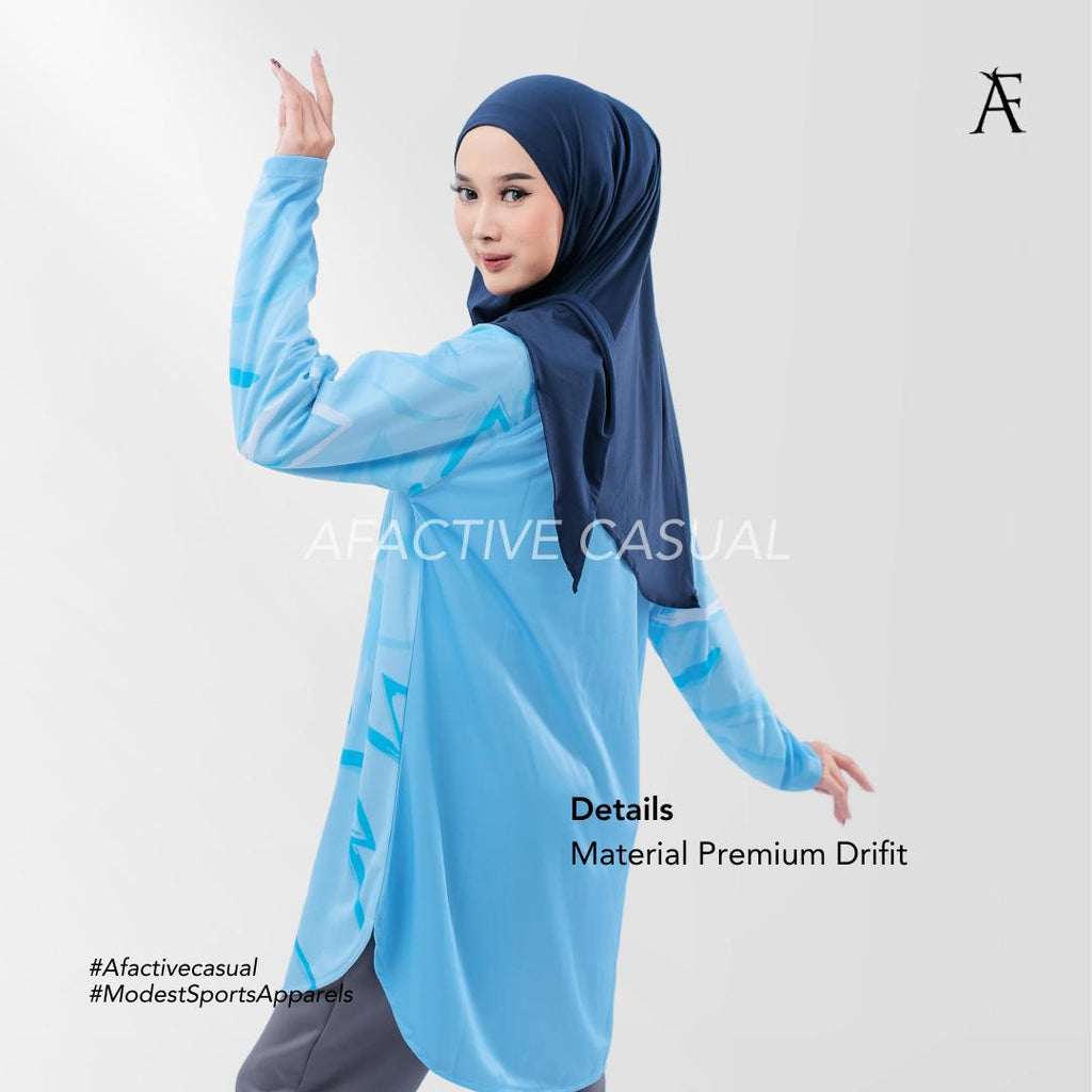 Afactivecasual Pastel Series Drifit Tunic for sports and casual