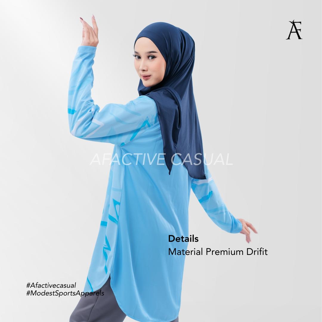 Afactivecasual Pastel Series Drifit Tunic for sports and casual