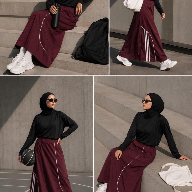 AF Lunara Sport Skirt - Lightweight Breathable Travel Friendly in Standard & Plus Sizes for Active Casual Wear
