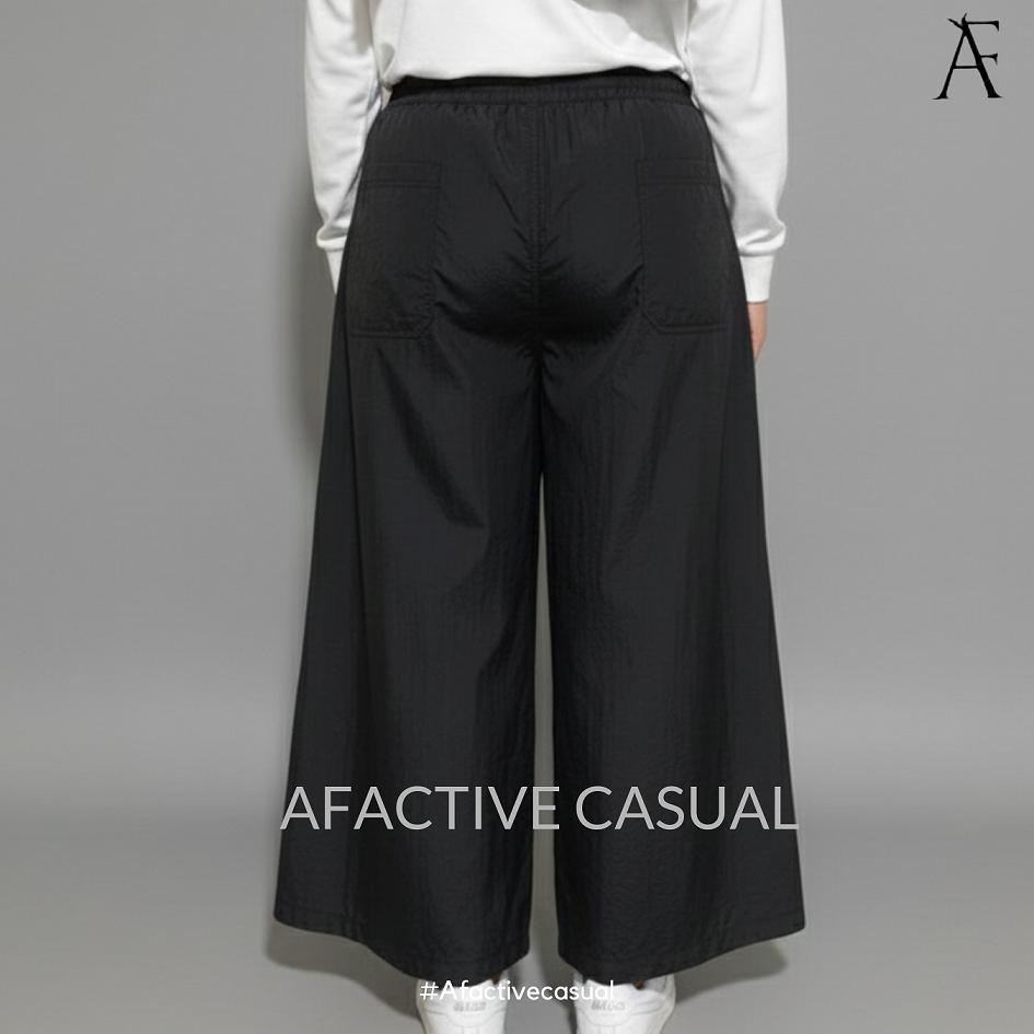 Af Lynessa Baggy Pants in Crinkled Nylon Light Weight