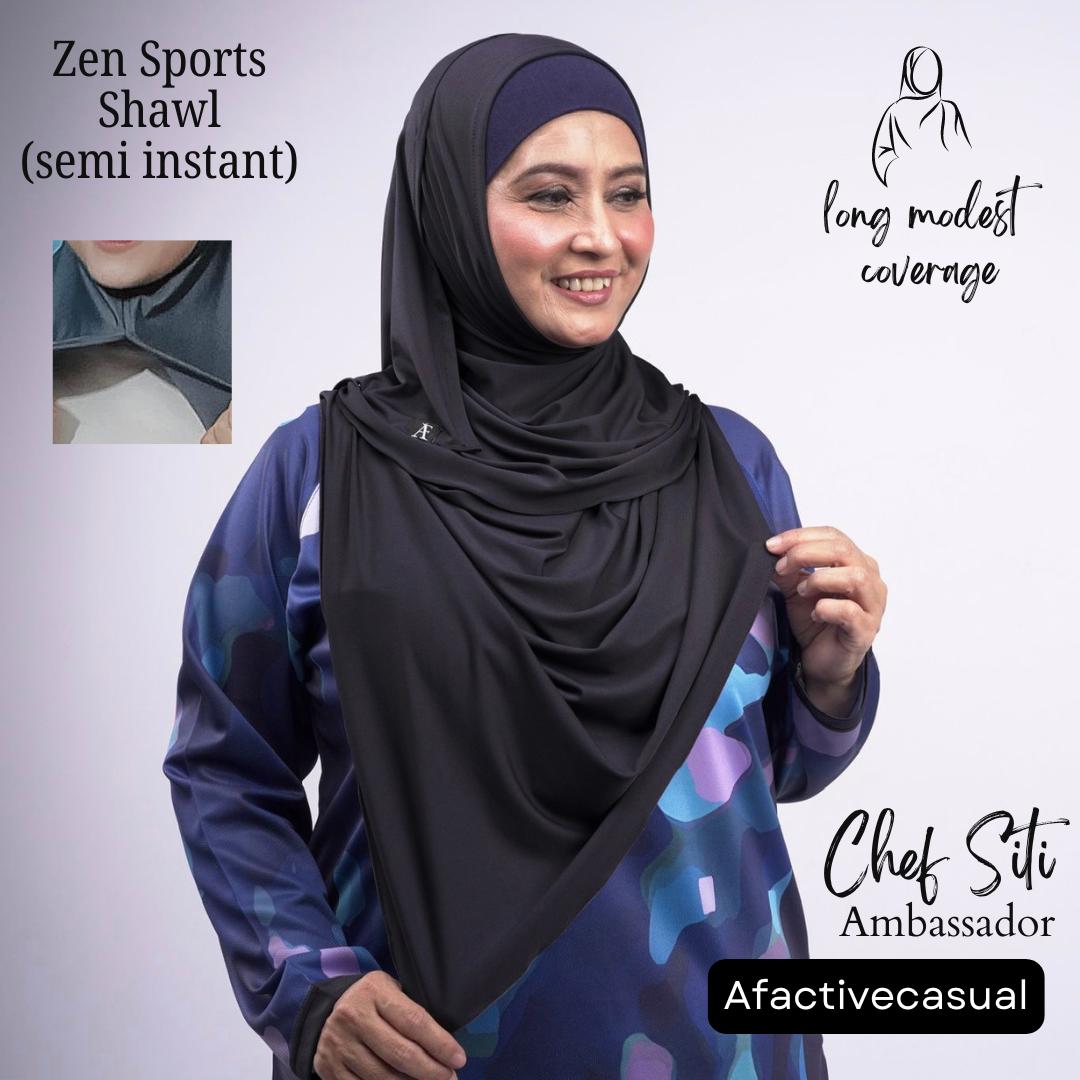 Afactivecasual Zen Sports Shawl for Women