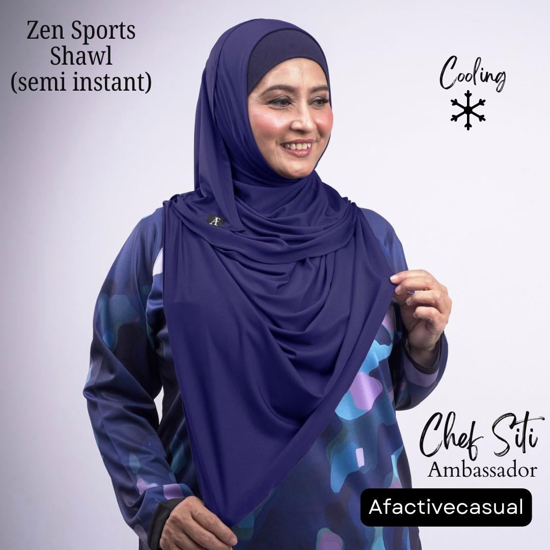 Afactivecasual Zen Sports Shawl for Women