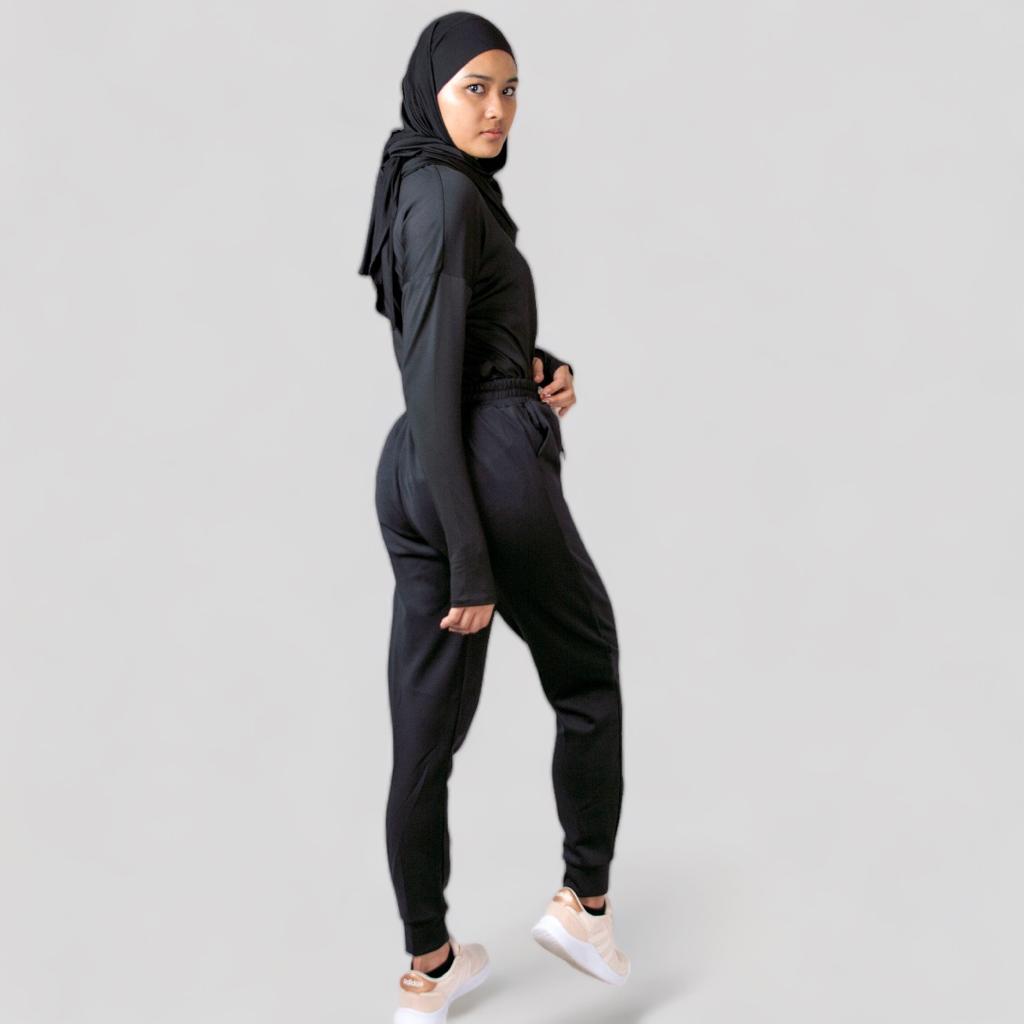 Afactivecasual Relax-Fit Joggers For Muslimah
