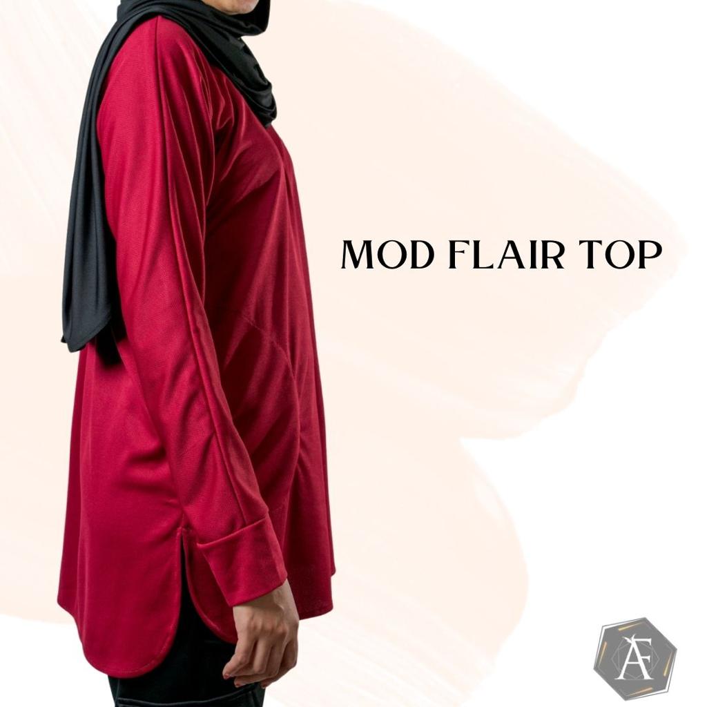 Afactivecasual Mod Flair Muslimah Sports Top