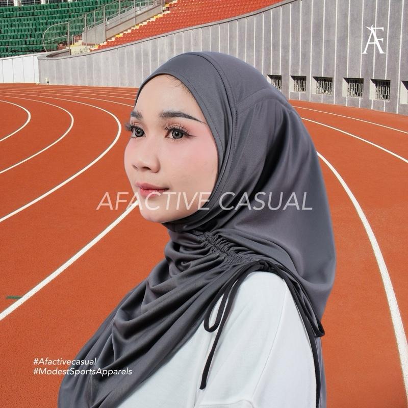 Afactivecasual Fit and Twist Lightweight and breathable hijab with adjustable length