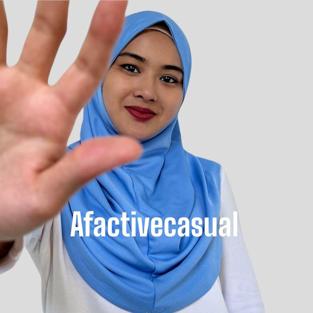 Afactive Casual Basic Sports Hijab