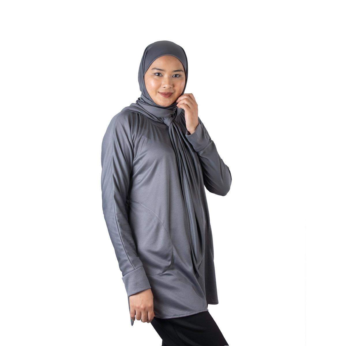 Afactivecasual Air-lite V scarf with inner attached