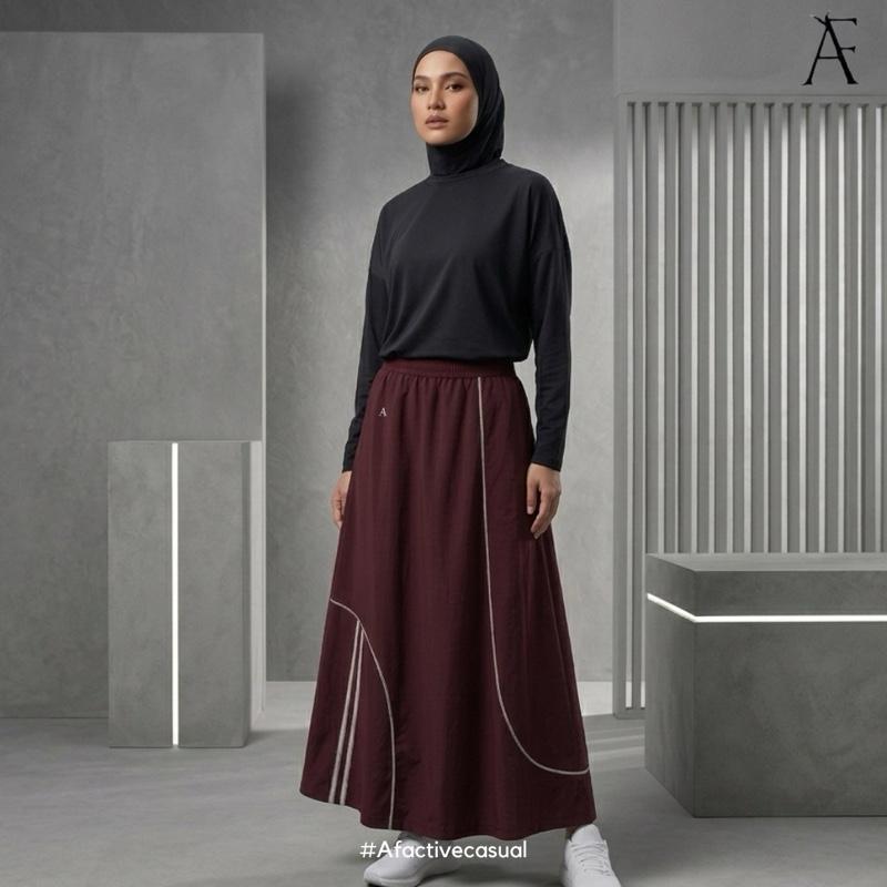 AF Lunara Sport Skirt - Lightweight Breathable Travel Friendly in Standard & Plus Sizes for Active Casual Wear