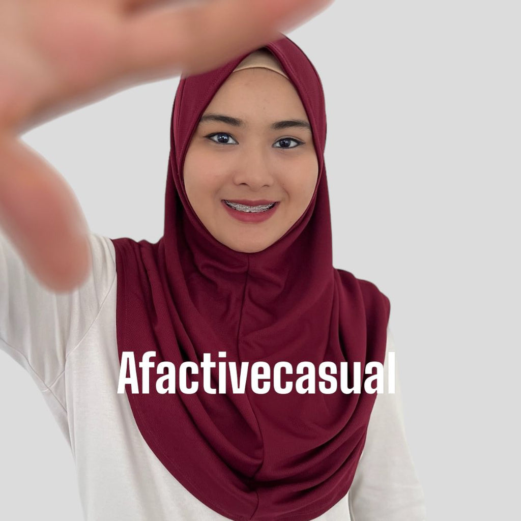 Afactive Casual Basic Sports Hijab