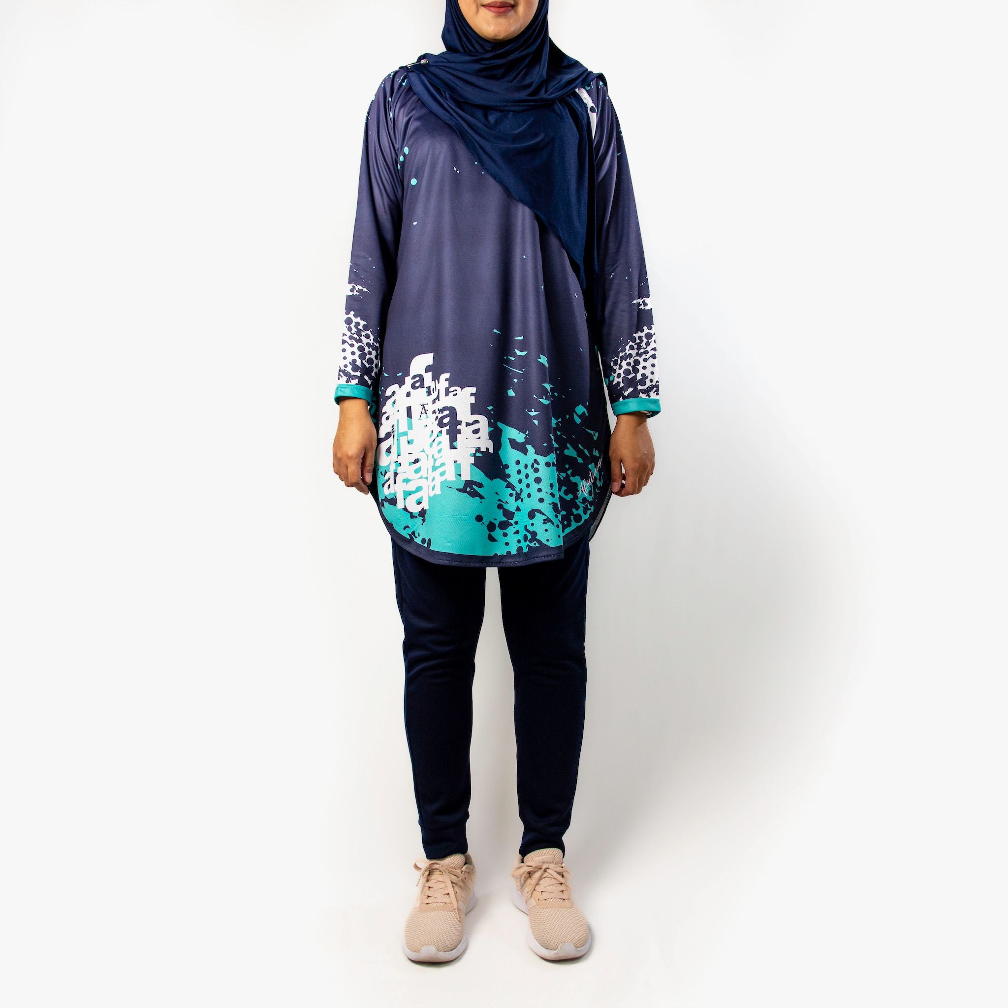 Afactivecasual Typo Series Premium Drifit Tunic