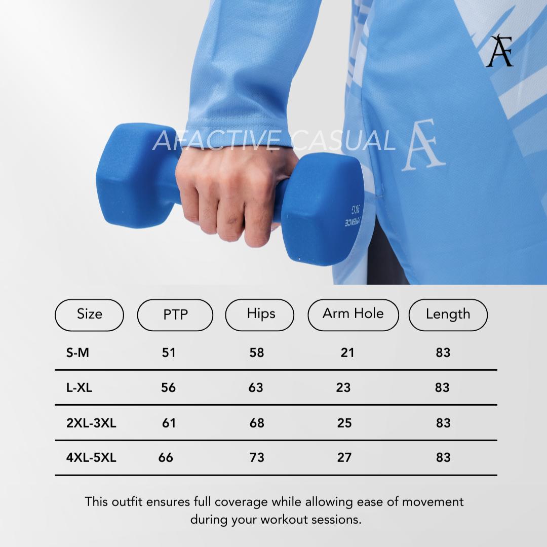 Afactivecasual Pastel Series Drifit Tunic for sports and casual