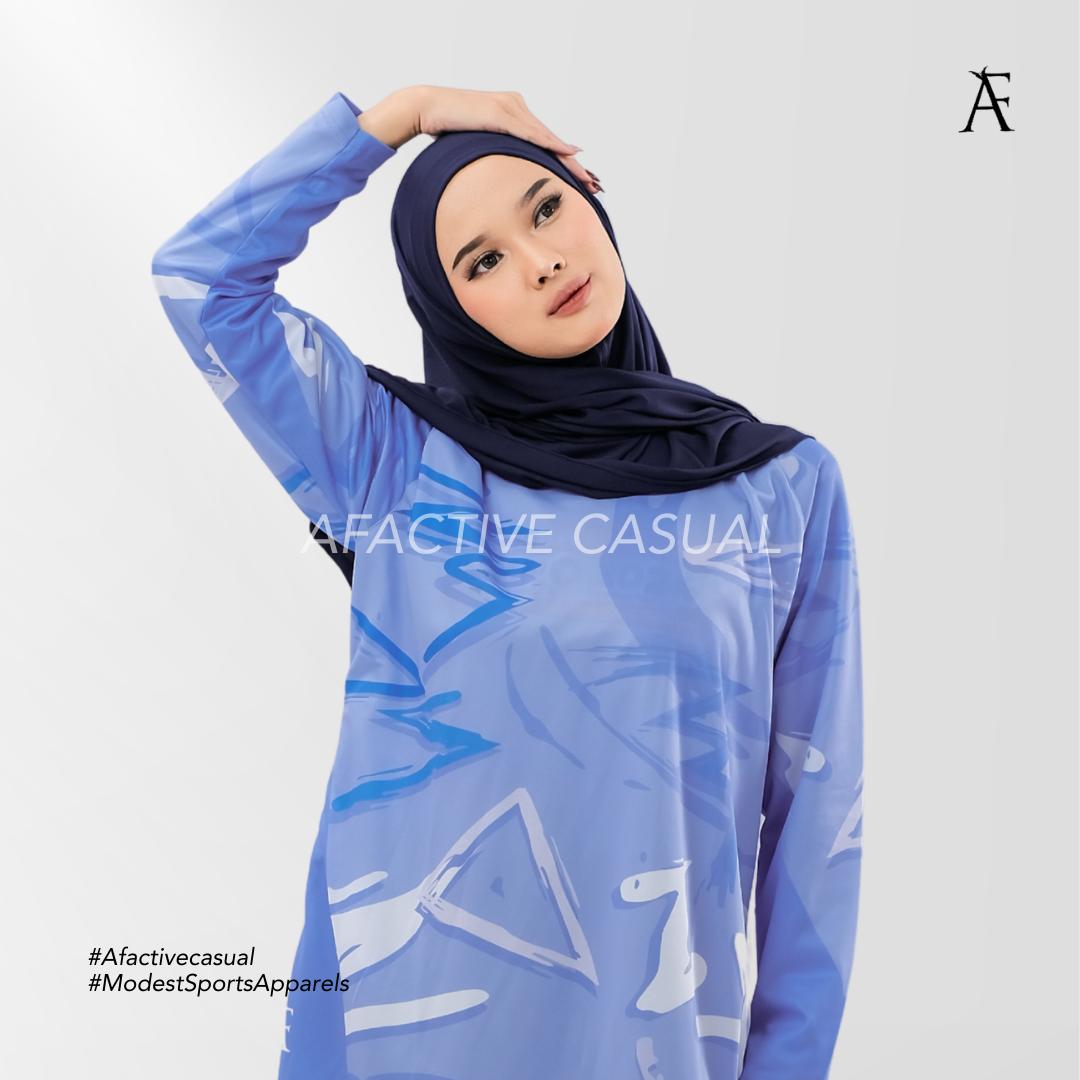 Afactivecasual Pastel Series Drifit Tunic for sports and casual