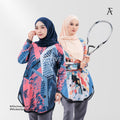 Afactivecasual Splash and Peachy Blue Sports and Casual Tunic