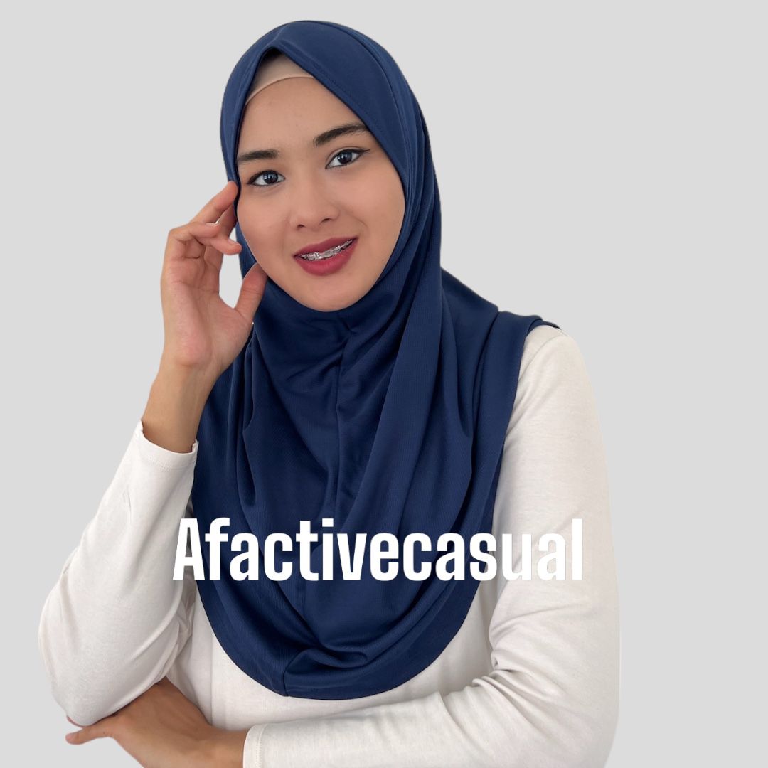 Afactive Casual Basic Sports Hijab