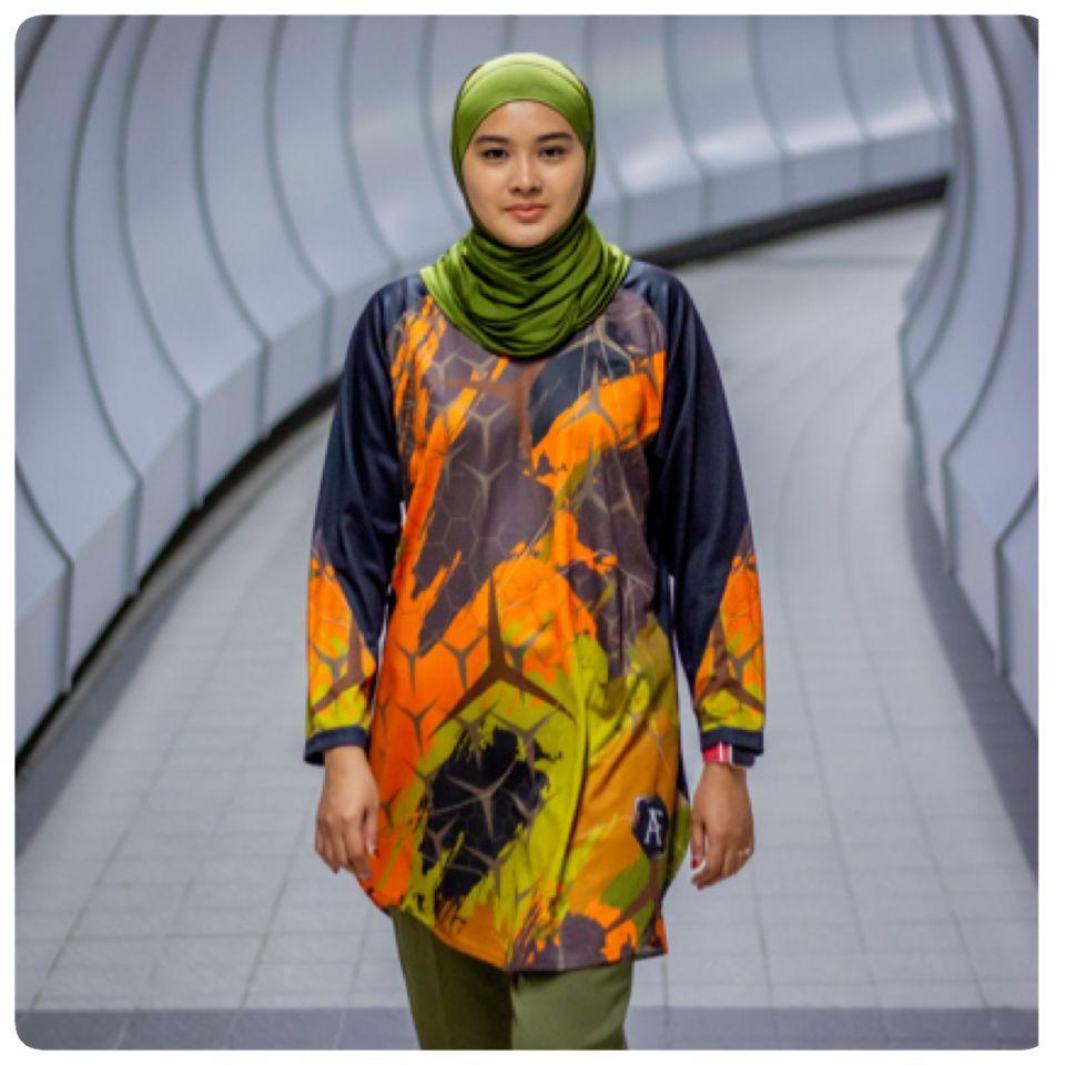 Afactivecasual Muslimah Athleisure Modest Top