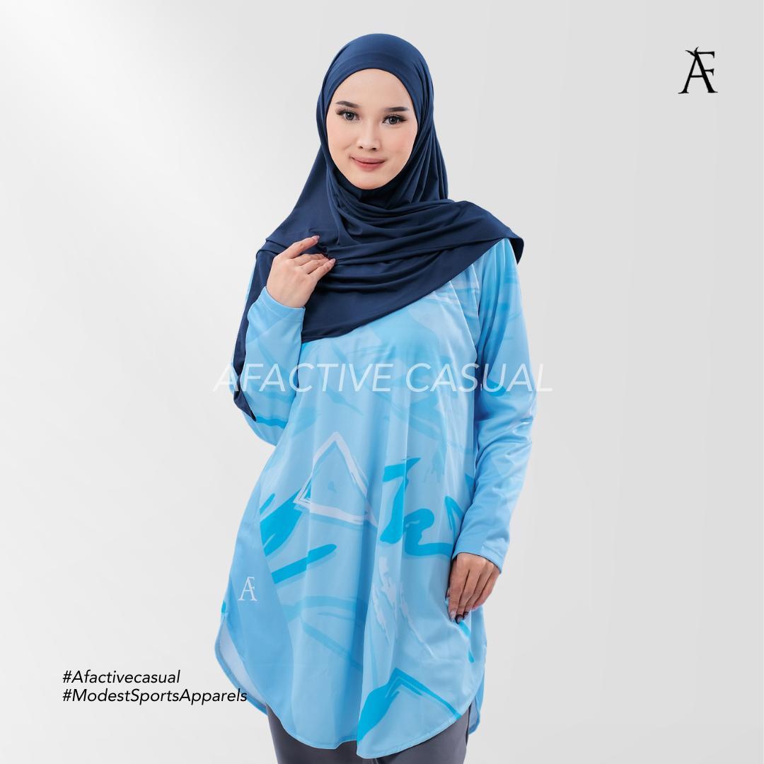 Afactivecasual Pastel Series Drifit Tunic for sports and casual