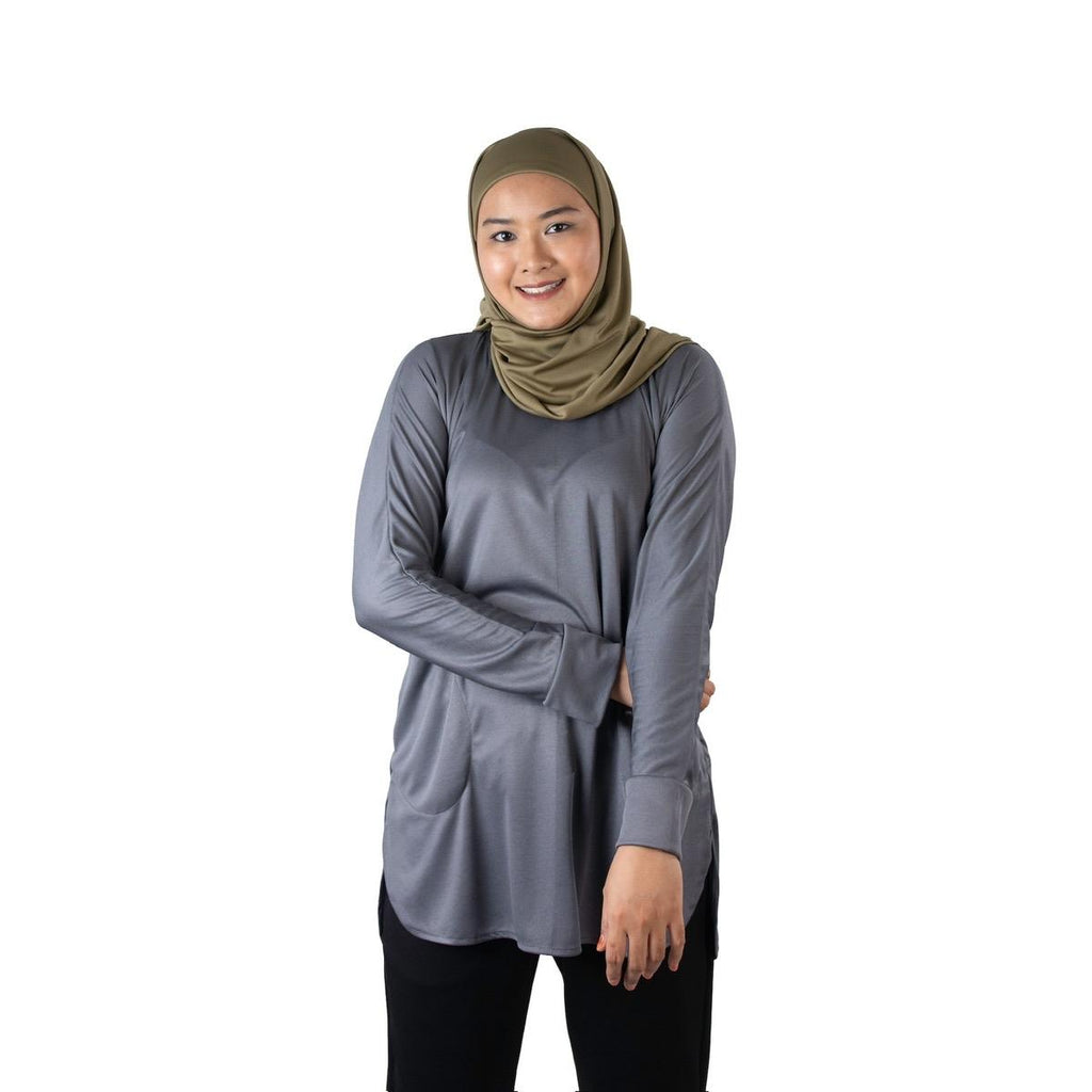 Afactivecasual Air-lite V scarf with inner attached