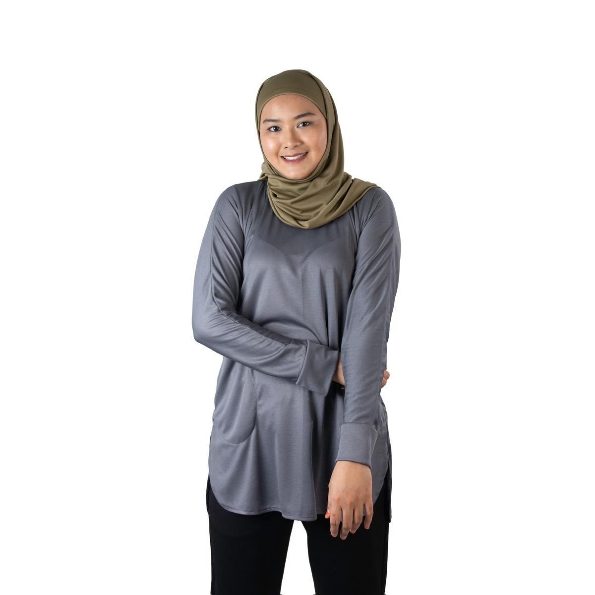 Afactivecasual Air-lite V scarf with inner attached