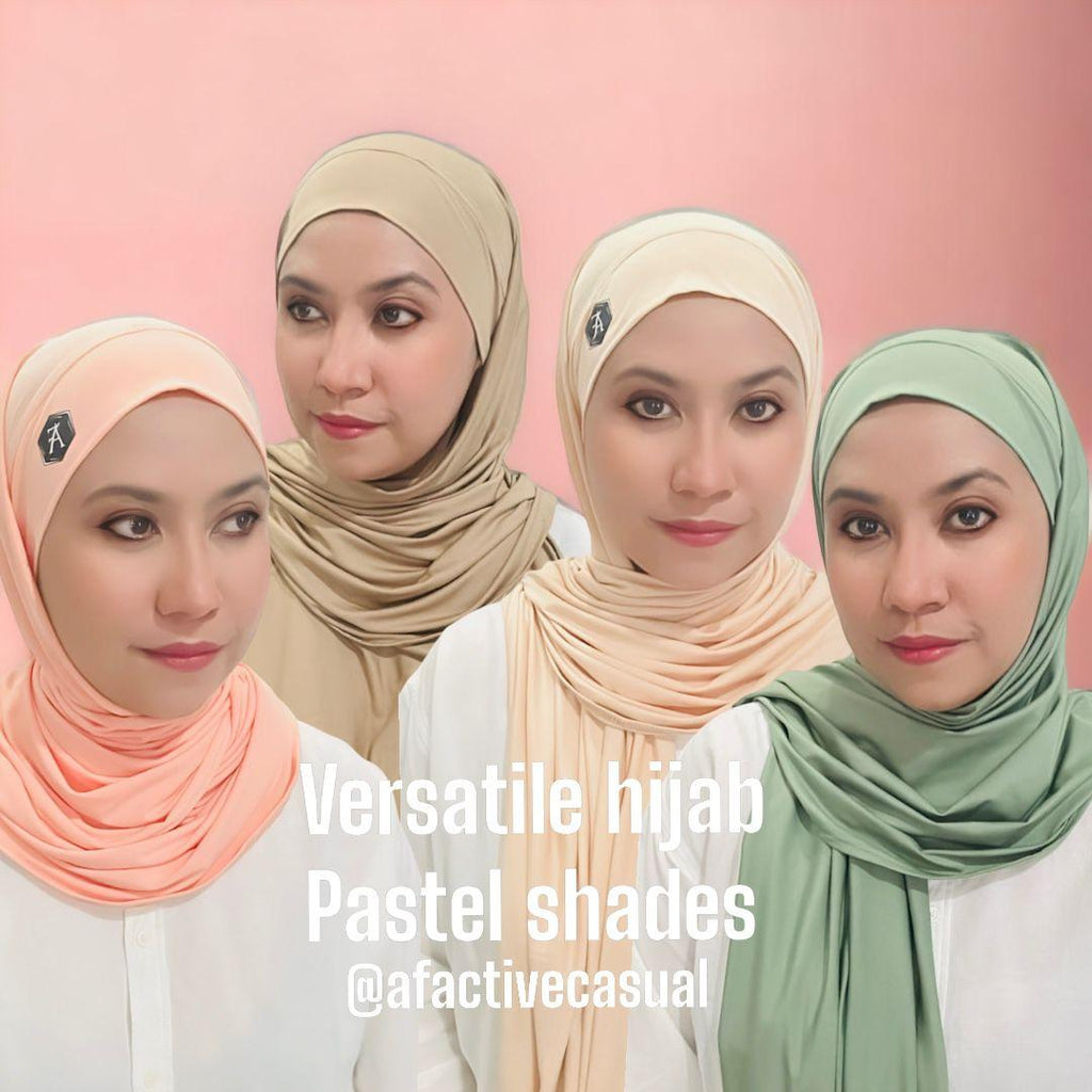 Afactivecasual Versatile Sports Hijab (9 colors!!)