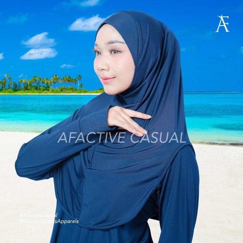 Afactivecasual ONYX 3-Piece Modest Swimwear Set std and plus size available