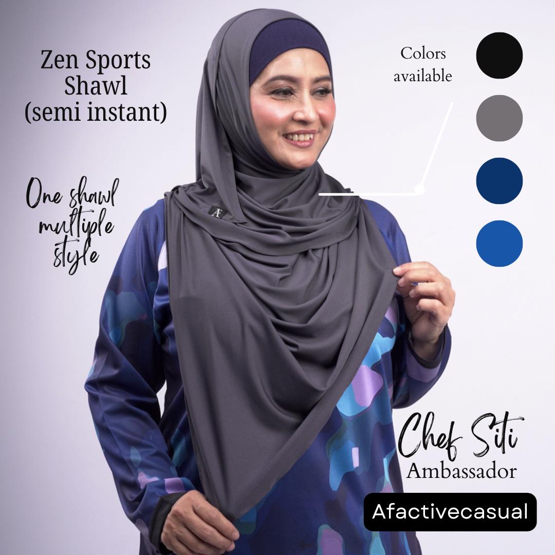 Afactivecasual Zen Sports Shawl for Women
