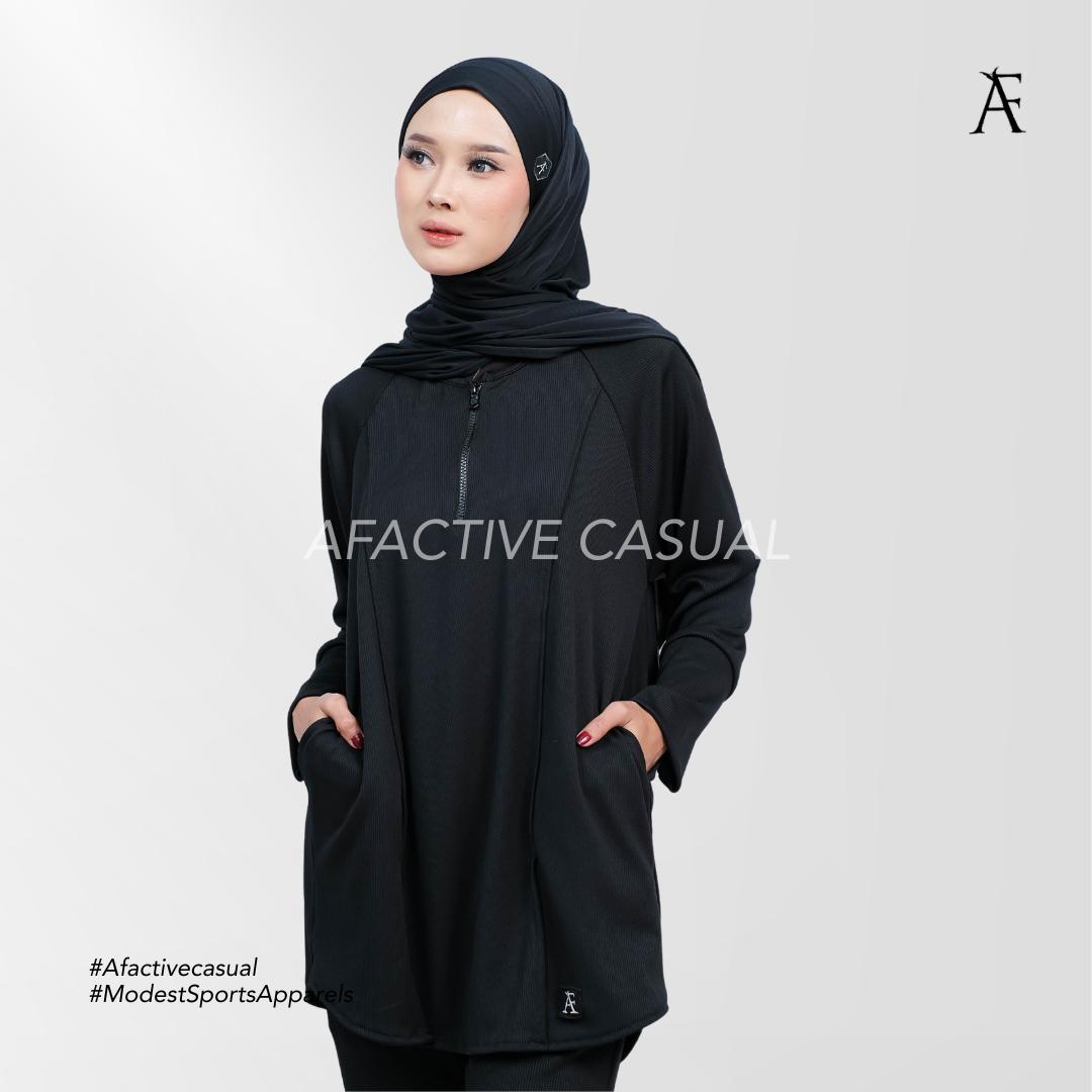 Afactivecasual Leisura Cooling Active Ribbed Top