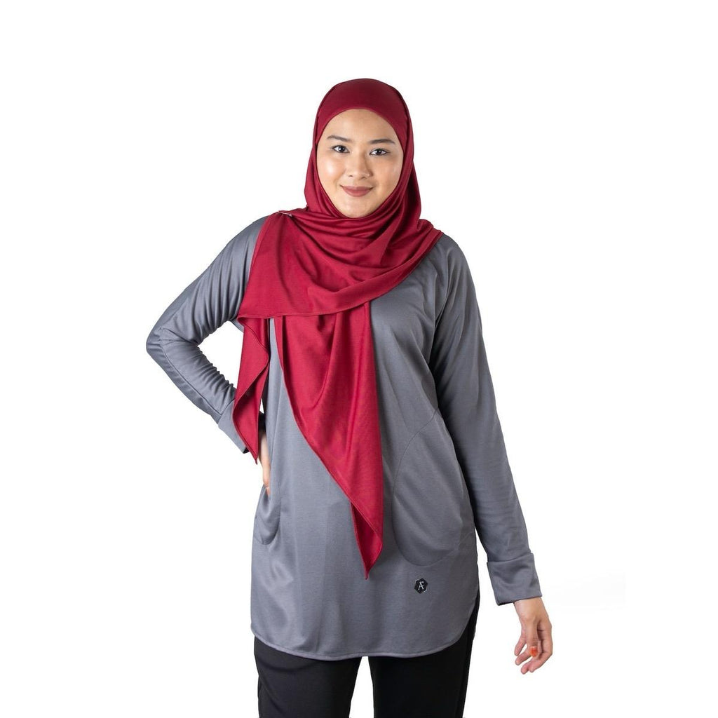 Afactivecasual Air-lite V scarf with inner attached