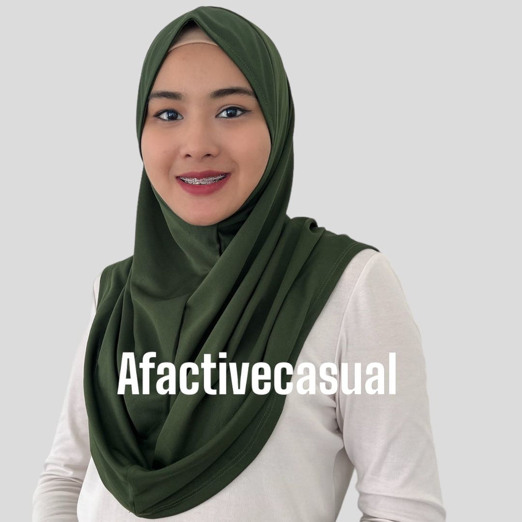 Afactive Casual Basic Sports Hijab