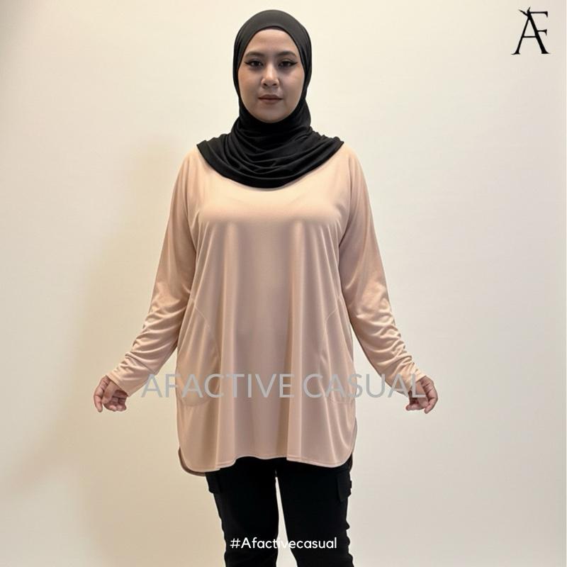 Afactivecasual Mod Flair Muslimah Sports Top