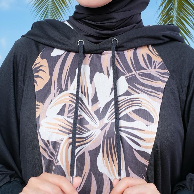 Afactivecasual Flora Axis hoodie dress Drifit Material