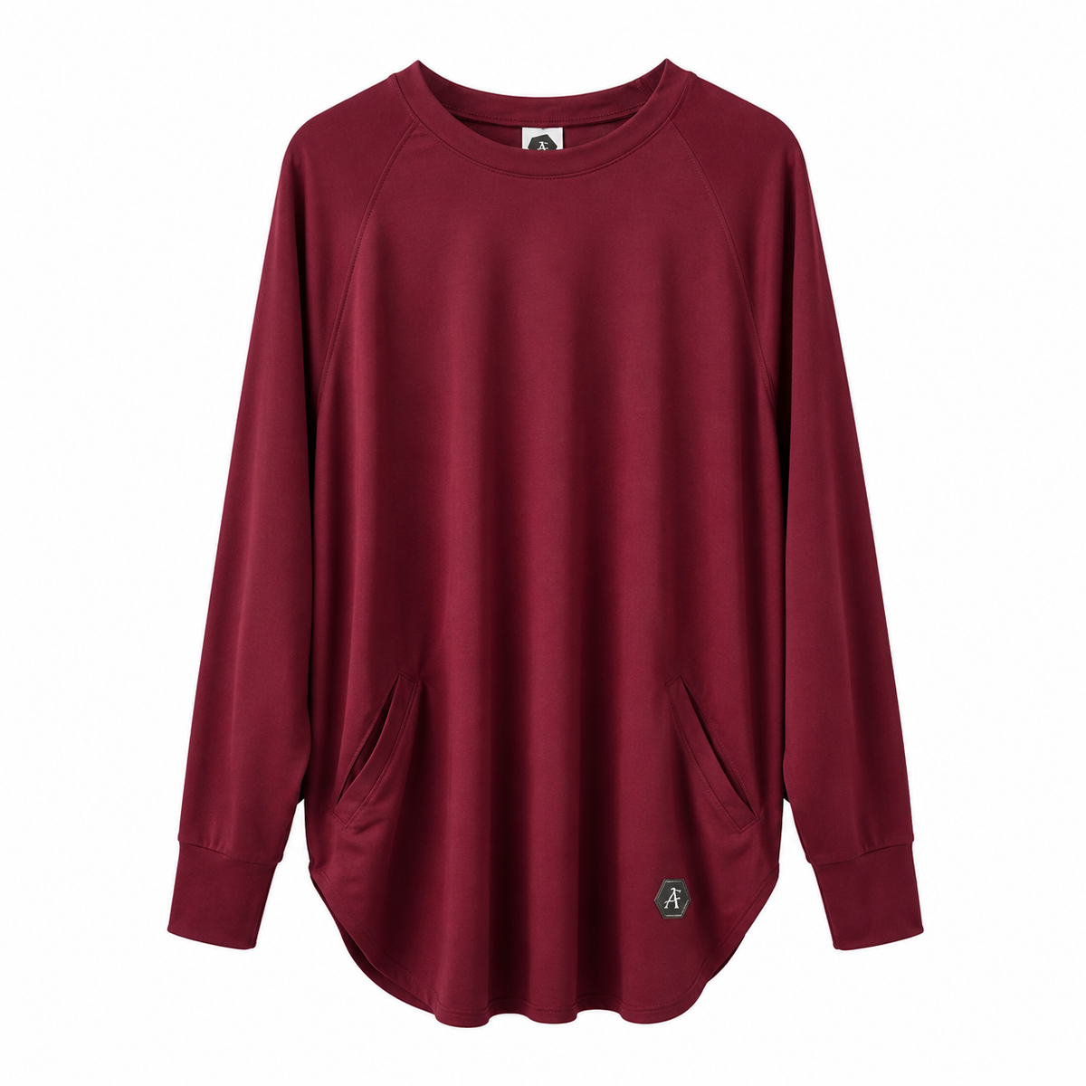 Afactivecasual Oversize Loose Sports Top for Muslimah