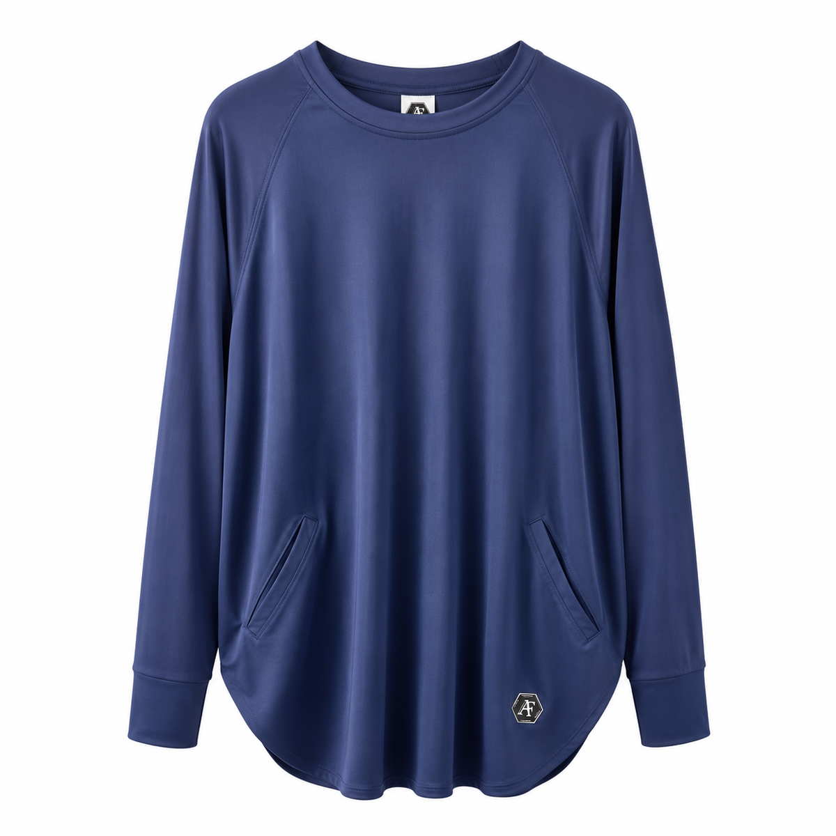 Afactivecasual Oversize Loose Sports Top for Muslimah