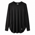 Afactivecasual Oversize Loose Sports Top for Muslimah