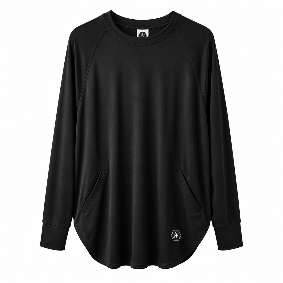 Afactivecasual Oversize Loose Sports Top for Muslimah