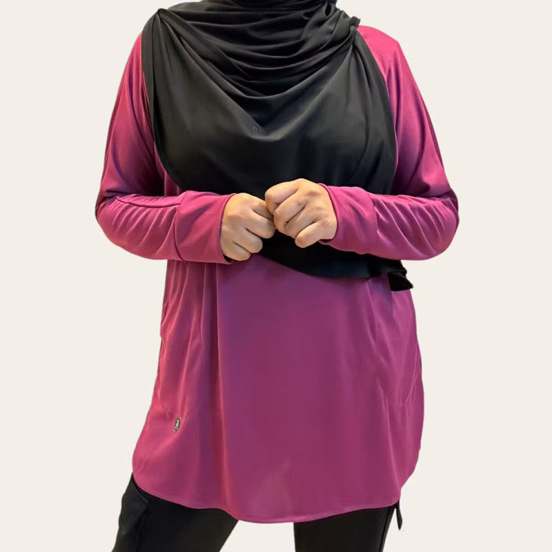 Afactivecasual Mod Flair Muslimah Sports Top