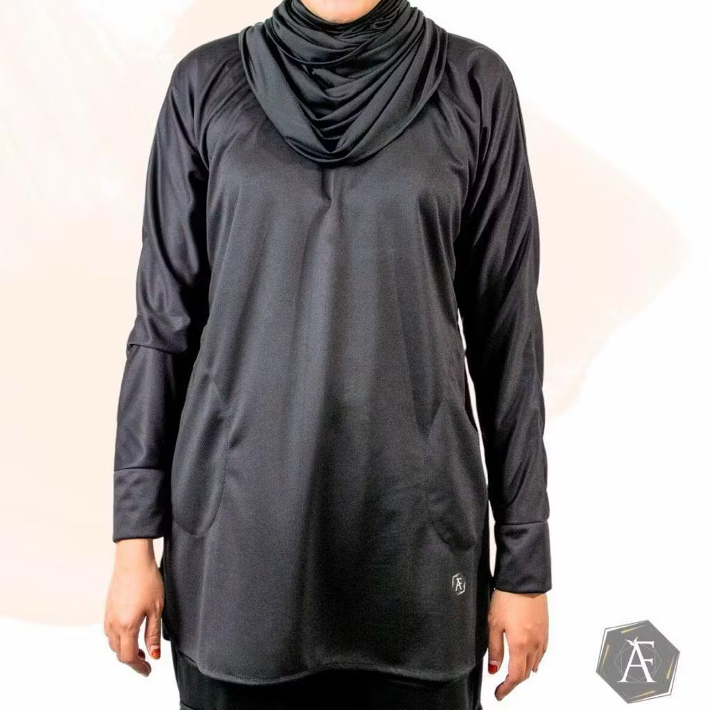 Afactivecasual Mod Flair Muslimah Sports Top