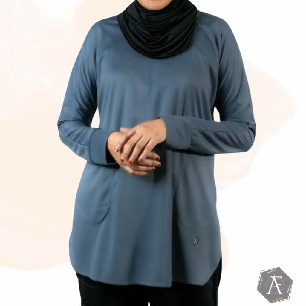 Afactivecasual Mod Flair Muslimah Sports Top