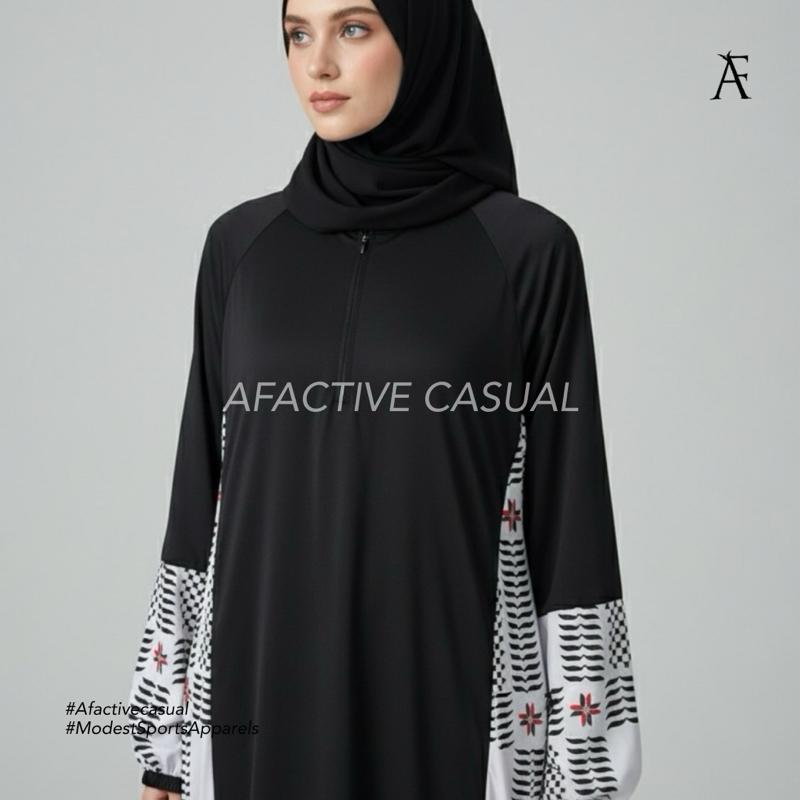 Af Keffiyah tiered dress (std and plus size)
