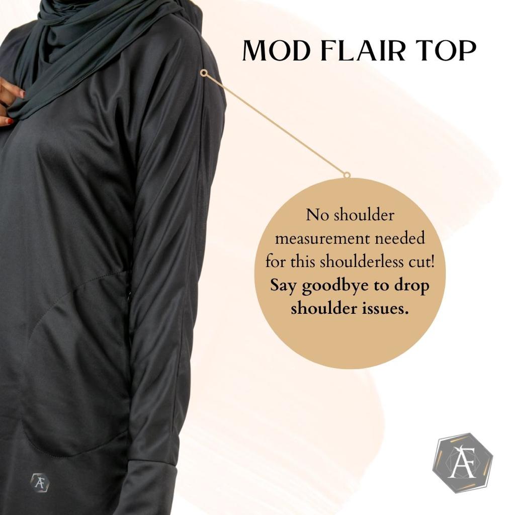 Afactivecasual Mod Flair Muslimah Sports Top