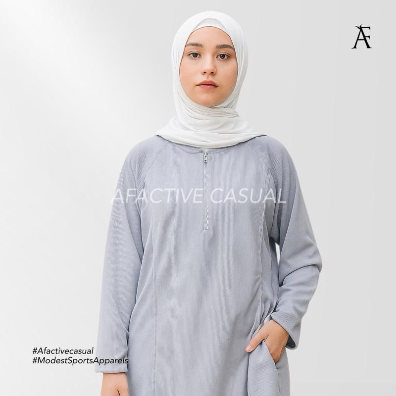 Afactivecasual Leisura Cooling Active Ribbed Top