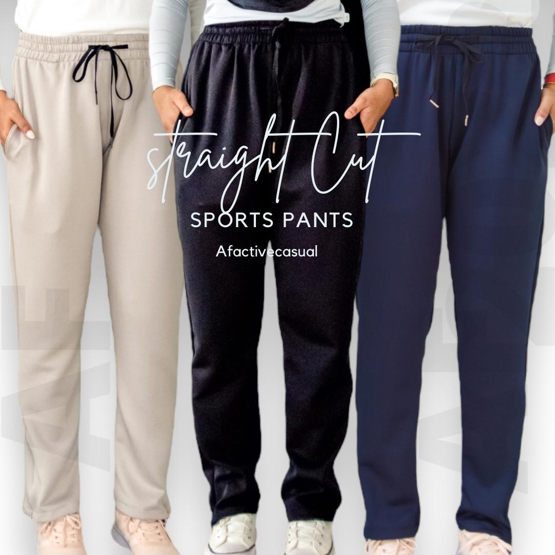Afactivecasual Relax Straight Cut Pants seluar viral