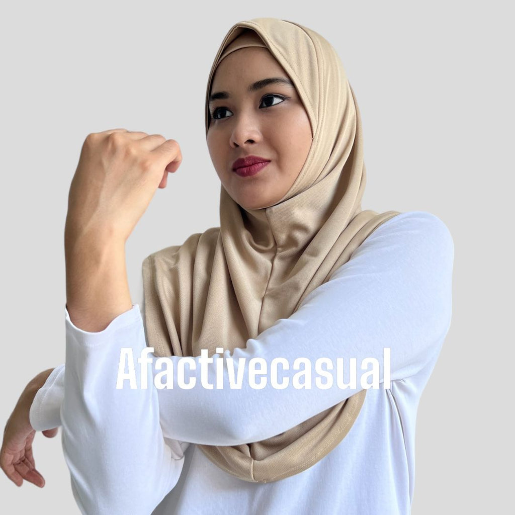 Afactive Casual Basic Sports Hijab