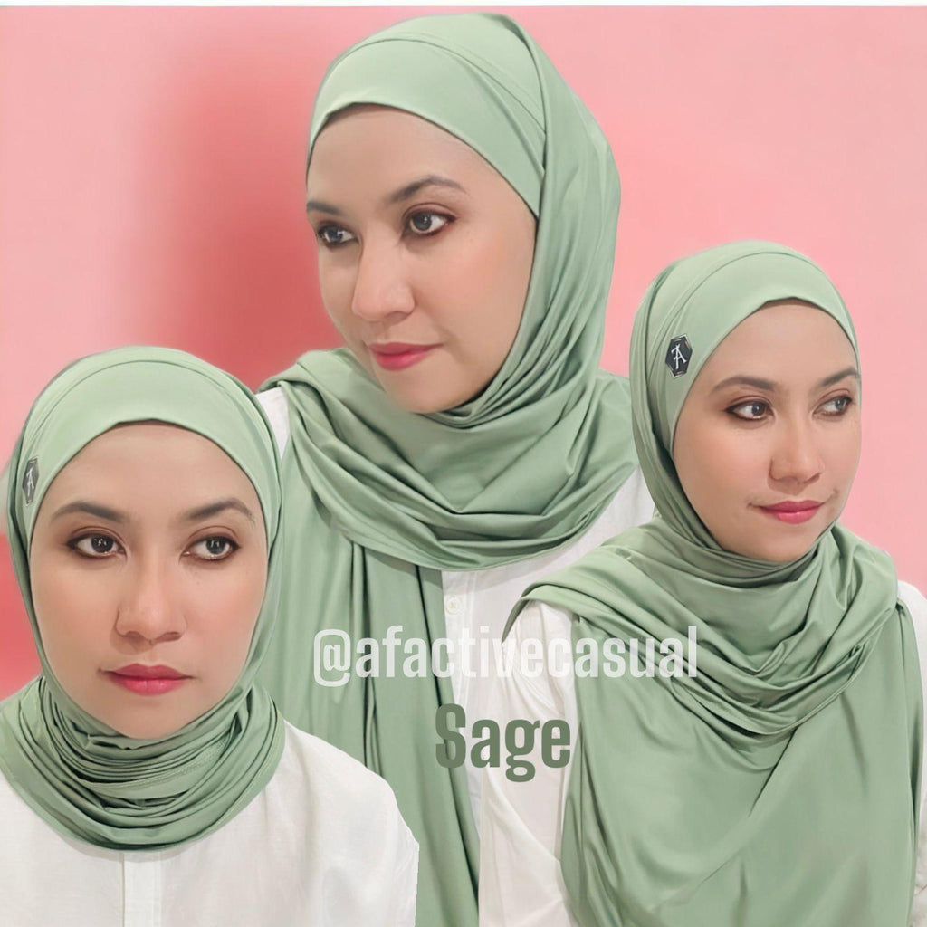 Afactivecasual Versatile Sports Hijab (9 colors!!)
