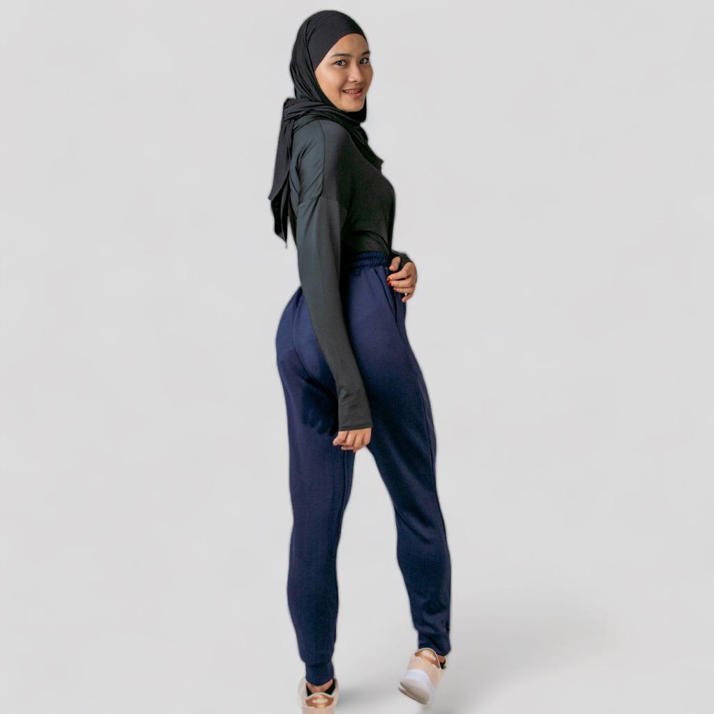 Afactivecasual Relax-Fit Joggers For Muslimah