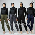 Afactivecasual Relax-Fit Joggers For Muslimah