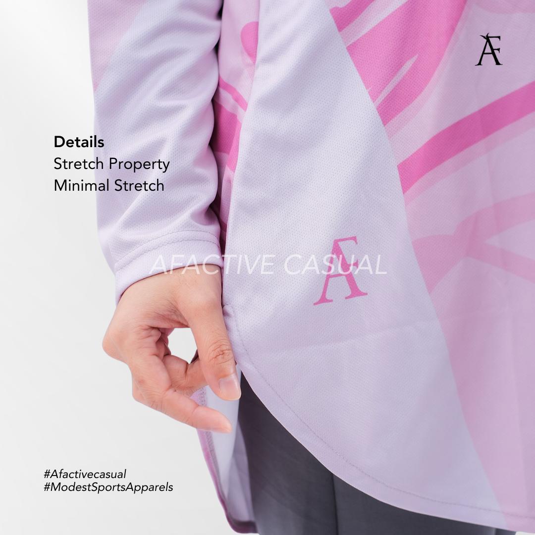 Afactivecasual Pastel Series Drifit Tunic for sports and casual