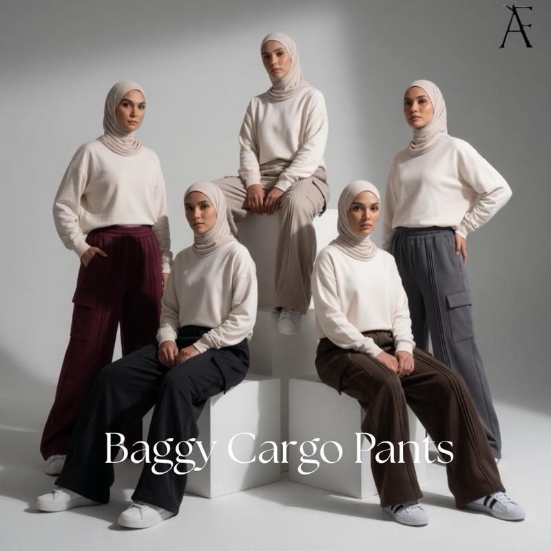 AF Scuba Baggy Cargo Pants STD and PLUS size available