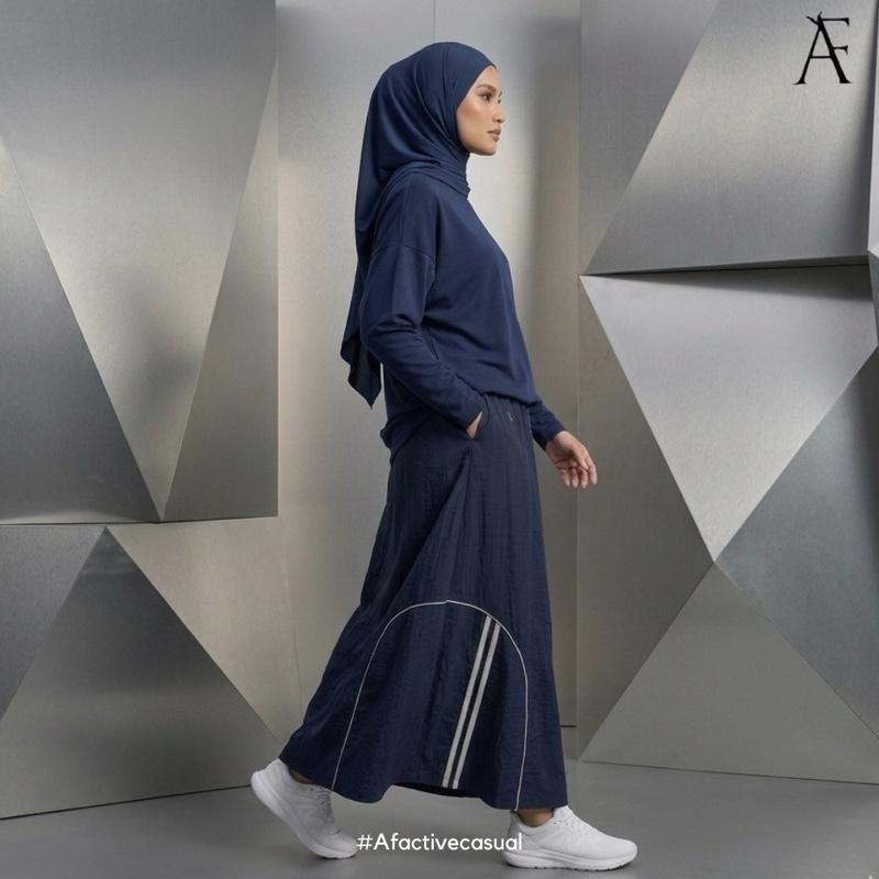 AF Lunara Sport Skirt - Lightweight Breathable Travel Friendly in Standard & Plus Sizes for Active Casual Wear