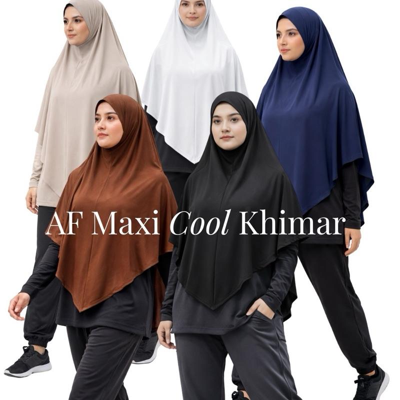 Af Maxi cool sports and casual Khimar bidang 60 XL