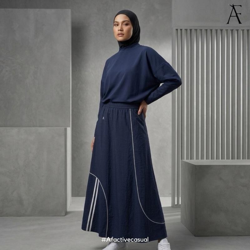 AF Lunara Sport Skirt - Lightweight Breathable Travel Friendly in Standard & Plus Sizes for Active Casual Wear